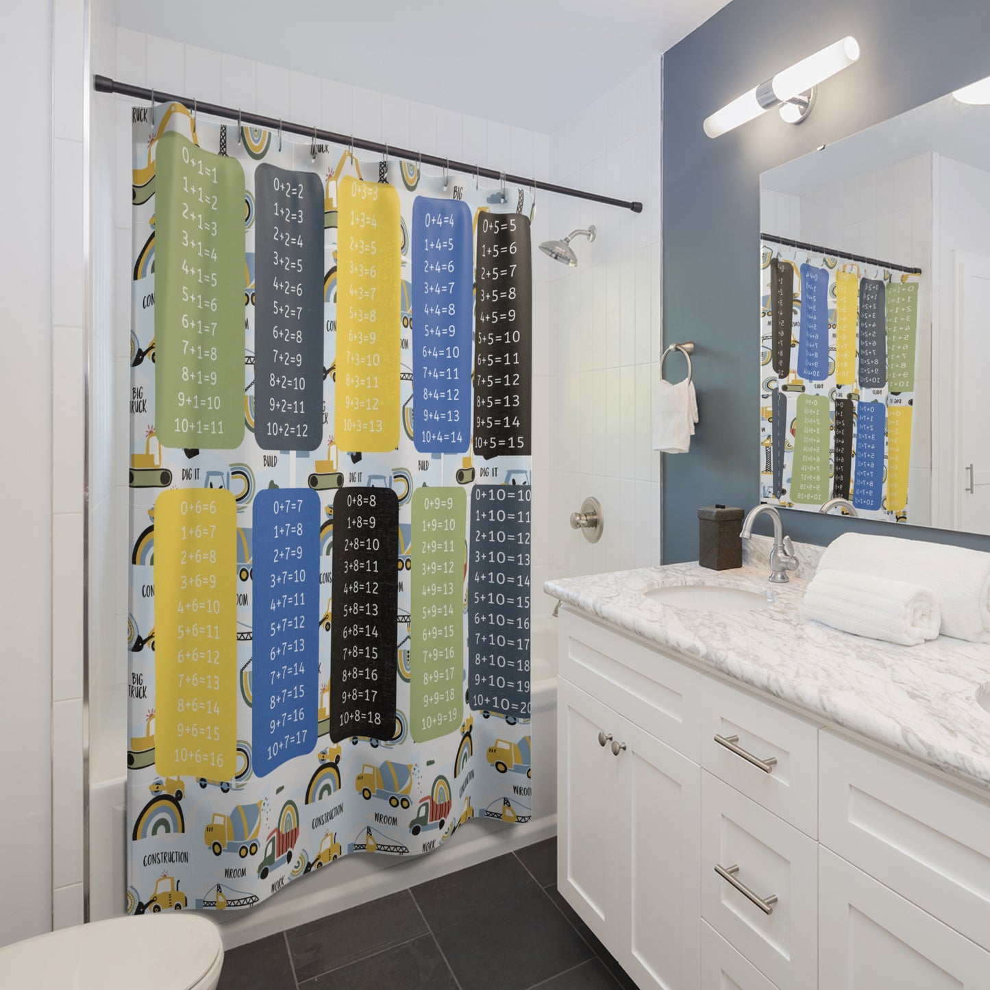 Construction Addition Shower Curtain