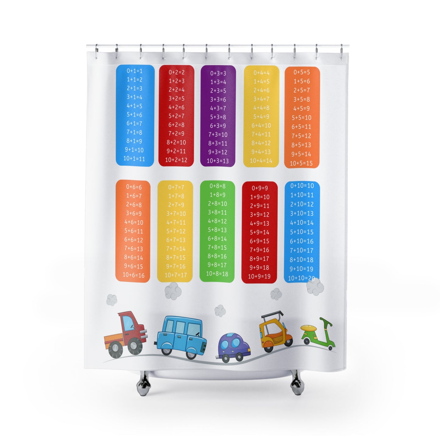 Transportation and Addition Shower Curtain